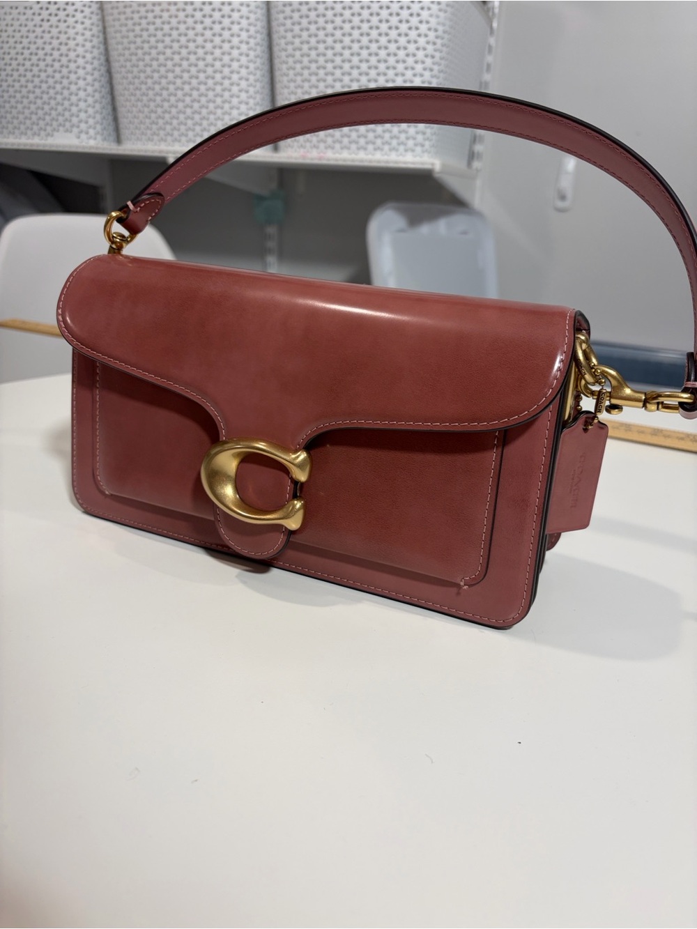 🌸 Coach Tabby 26 in Peony Spazzolato Leather 🌸 - Picture 2 of 9